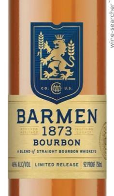 Barmen 1873 Straight Bourbon Whiskey, Kentucky, USA