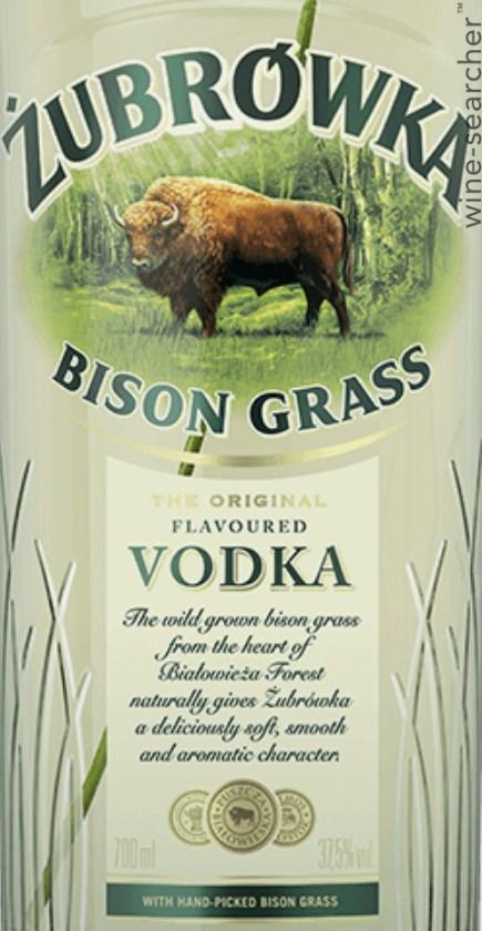 Zubrowka 'The Original' Bison Grass Vodka, Poland