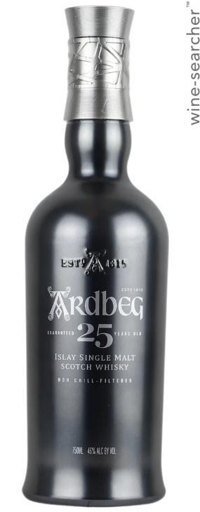 Ardbeg 25 Year Old Single Malt Scotch Whisky, Islay, Scotland